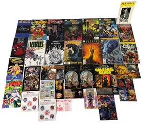 Collection Of Comic Books, Trading Cards, Sky Caps & More - #S16-3