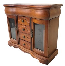 Dresser Top Wood Jewelry Box - #S14-2