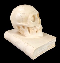 G. Ruggeri Carved Resin Skull Sculpture (Made In Italy) - #FS-2