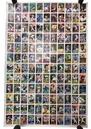 1989 Topps MLB Baseball Card Uncut Sheet (Board 3 & 4)- #S22-4