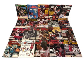 Collection Of Vintage Michael Jordan / Chicago Bulls Sports Illustrated Magazines - #S5-4