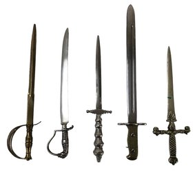 Collection Of Vintage Sword Letter Openers - #FS-4