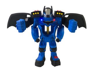 Fisher-Price Imaginext DC Super Friends Batbot Xtreme (WORKS) - #S9-5