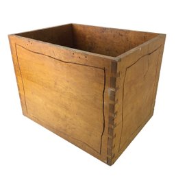 Dovetailed Wood Storage Box / Toy Chest - #FF
