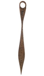 Maori, New Zealand Carved Wood Ceremonial Dance Paddle - #S13-2