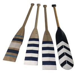 Collection Of Decorative Wall Mount Canoe Paddles (Set Of 4) - #SW-3