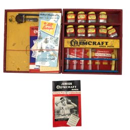 1950 Chemcraft Junior Deluxe Chemistry Set By The Porter Chemical Company - #S3-3