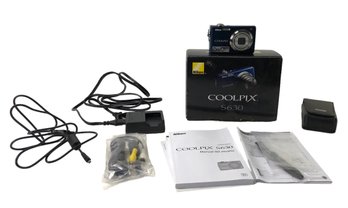 Nikon Coolpix S630 12MP Digital Camera With Original Box & Accessories - #S16-2
