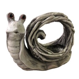 Chalkware Snail Flower Pot - #S8-2