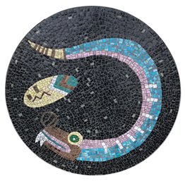 Snake Mosaic Tile Outdoor Table Top - #S17-F