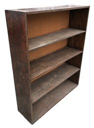 Solid Wood 4-Shelf Bookcase - #BR
