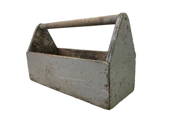 Vintage Wood Tool Caddy - #S15-1