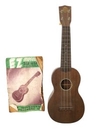 Vintage Favilla Ukulele With Wm. J. Smith Music Co. Instruction Booklet, Copyright 1924 - #S13-2