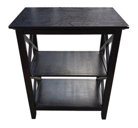 Black Bookcase / Side Table - #BR