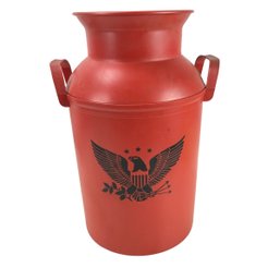 Milk Can Style Plastic Trash Bin - #S19-4