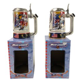 Bud Light NHL Series New York Rangers & New York Islanders Beer Steins - #S15-3