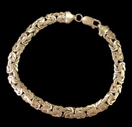 9K Yellow Gold Byzantine Bracelet - #JC-B