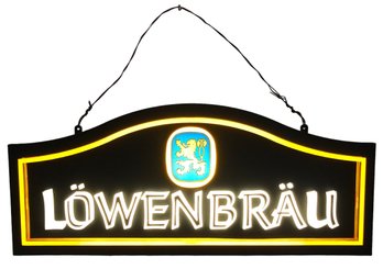 Lowenbrau Edgelit Neon Simulator Sign, Made In USA - #S13-4