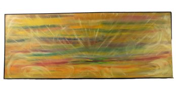 Large Scale Abstract Oil On Canvas Painting, Signed M.J. Formisano - #SW-2