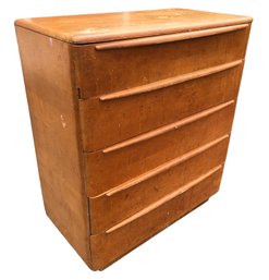 Mid-Century Modern Heywood Wakefield Birchwood Chest Of Drawers - #FF