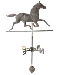 Copper Horse Weathervane With Directionals - #BR