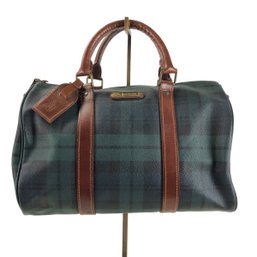 Polo Ralph Lauren Plaid Handbag - #S14-3