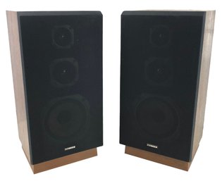 Fisher 3-Way Speaker System, Model DS-810 (Set Of 2) - #FF