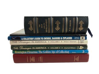 Firearms, Swords, Daggers & Cutlasses Collector's Guide Books (One Signed) - #S1-2