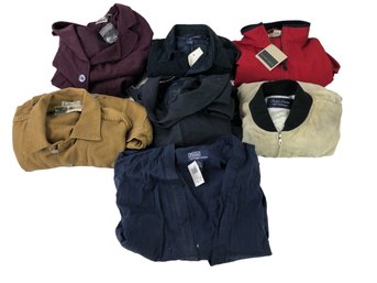 Jackets / Tops By Burberry, Guess Jeans, Ralph Lauren, Ann Taylor, Cutter & Buck - #S8-1