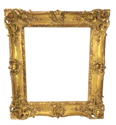 Gilt Carved Wood Art Frame - #S28-1