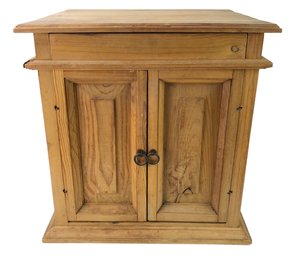 Pier 1 Santa Fe Collection Rustic Pine Wood Nightstand - #FF