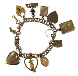 Elco 12K Gold Filled Charm Bracelet - #JC-B2