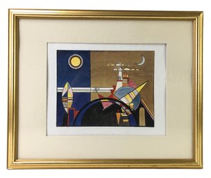 'La Grande Torre Di Kiev' Framed Art Print By Wassily Kandinsky - #A4