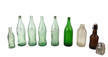 Collection Of Vintage Bottles: Coca Cola, Bordens & More - #S7-2