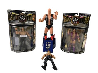 Steve Austin Room Guard, WWE Wrestling Classic Superstars Figures & Chris Jericho Figure - #S9-4
