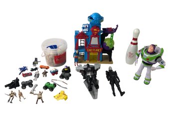 Imaginex Superman Daily Planet Play Set, Toy Story Buzz Lightyear, Star Wars - #S3-4