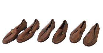 Polo By Ralph Lauren Men's Brown Leather Loafers - #S18-3