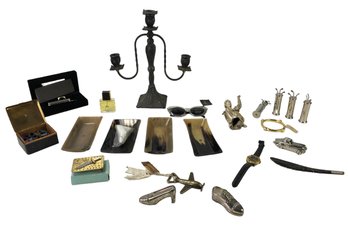 Skagen Golf Bag Clocks, Fendi Uomo Cologne, Plated Candlestick, Erwin Pearl Bracelet & More - #S18-3
