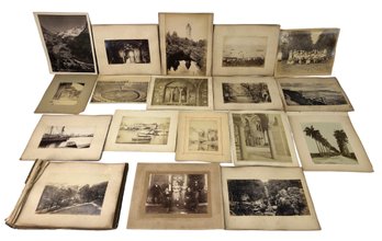 Large Collection Of Antique European & Asian Albumen Photographs & Prints - #S16-2