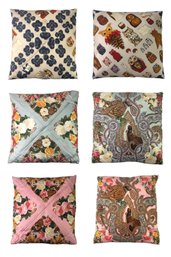 Mantero VIII Collection Throw Pillows (Set Of 5) - #S4-4