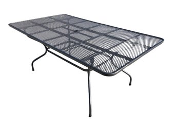 Wrought Iron Outdoor Patio Dining Table - #BR