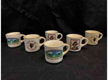 Vintage 1970s Beech Mountain Boy Scout Mugs - #S10-3