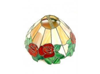 Stained Glass Rose Ceiling Pendant Light Shade - #S3-4