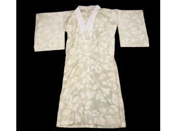 Vintage Traditional Japanese Kimono Floral Pattern - #LR2