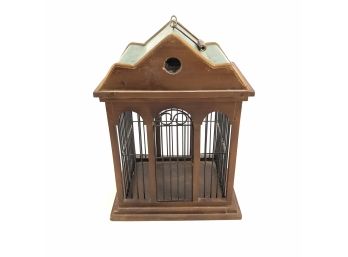 Decorative Wooden Bird Cage - #S6-5