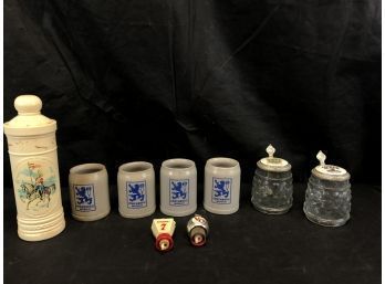 Vintage German Beer Steins & More - #S7-3