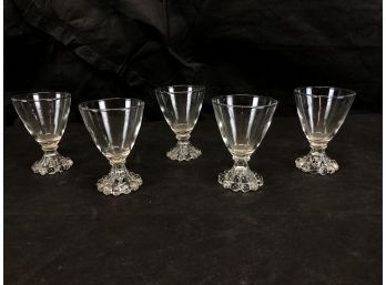 Vintage Anchor Hocking Boopie Glasses, Set Of 6 - #S12