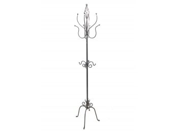 Vintage Wrought Iron Coat Rack, Coat Tree - #LR1