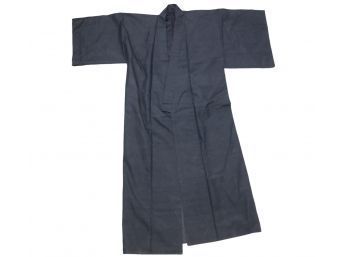 Vintage Traditional Japanese Kimono Navy Blue - #LR2