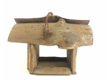 Rustic Wood Bird Feeder - #R3